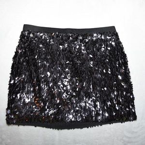 Express sequin skirt